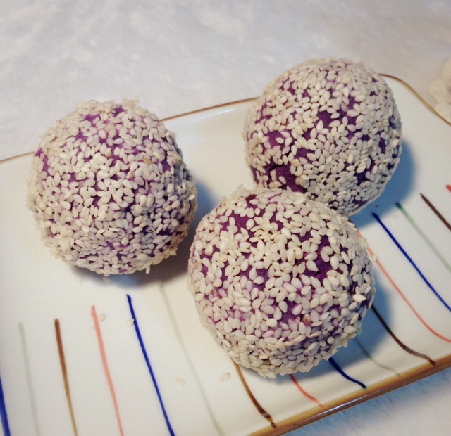 紫薯奶酪球