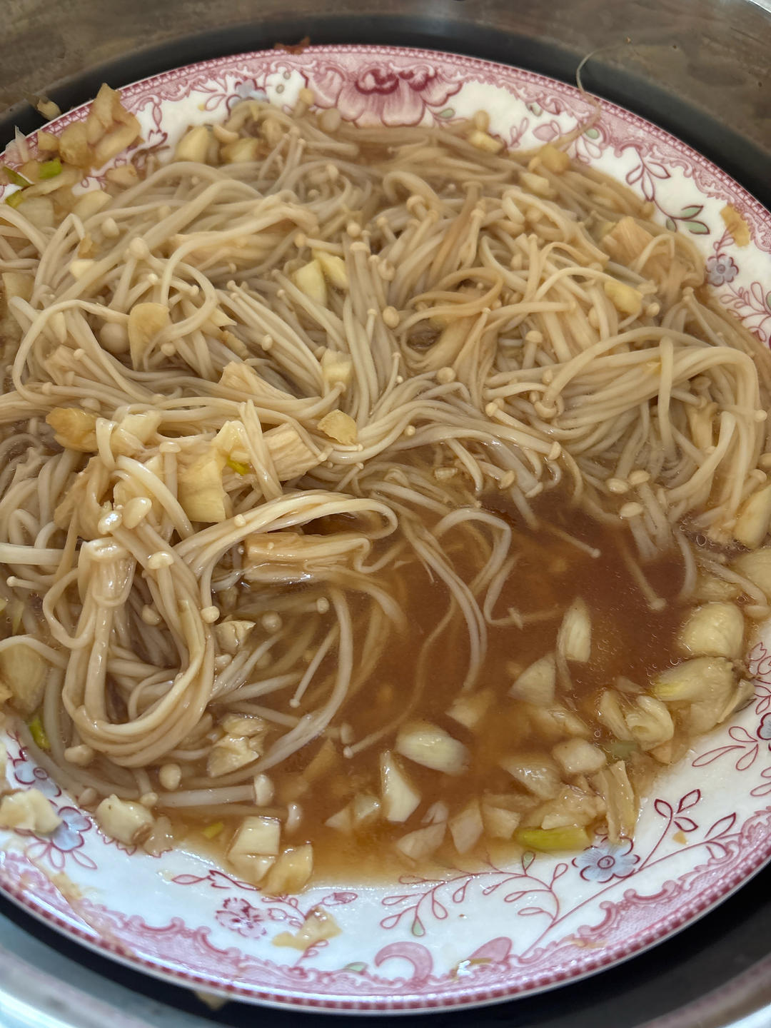 蒜蓉蒸金针菇