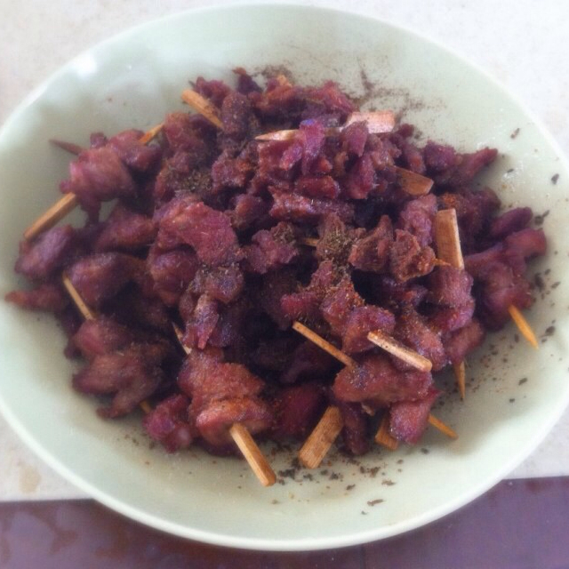香辣可口的——油炸小羊肉串