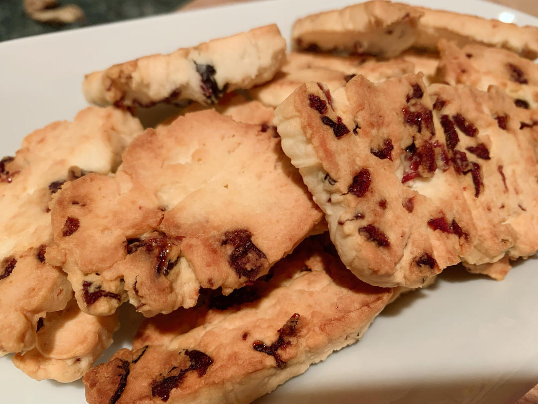 低糖少油版蔓越莓饼干