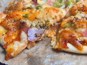 培根鸡肉披萨🍕                          自制披萨酱炒鸡好吃，零添加的做法 步骤8
