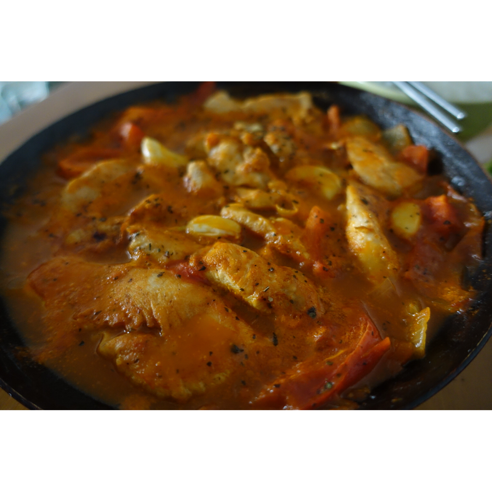 番茄炖鸡胸丨健康·三餐