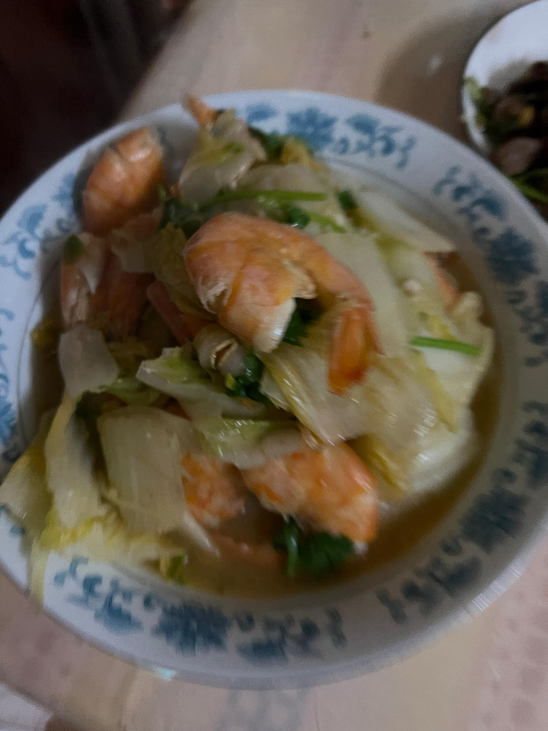 大虾炖白菜