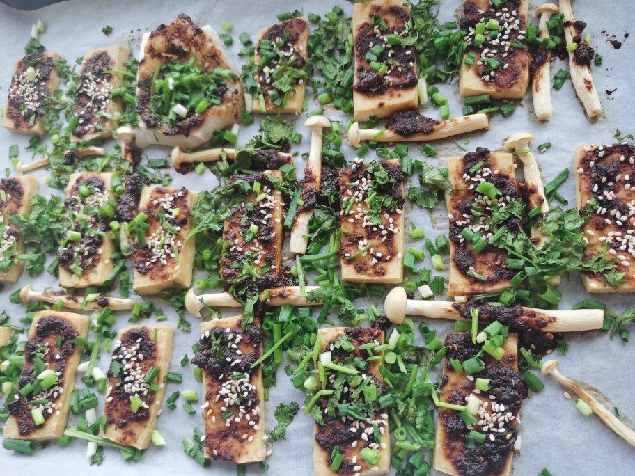 烤箱版的烤豆腐