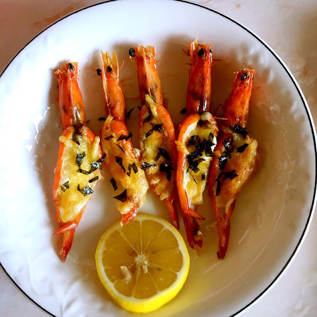 芝士沙拉酱焗大虾