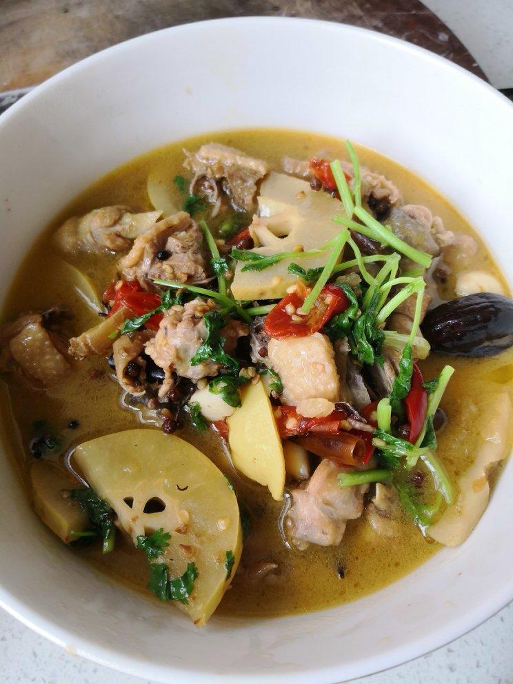 手机用户1311_fusj做的酸木瓜炖鸡