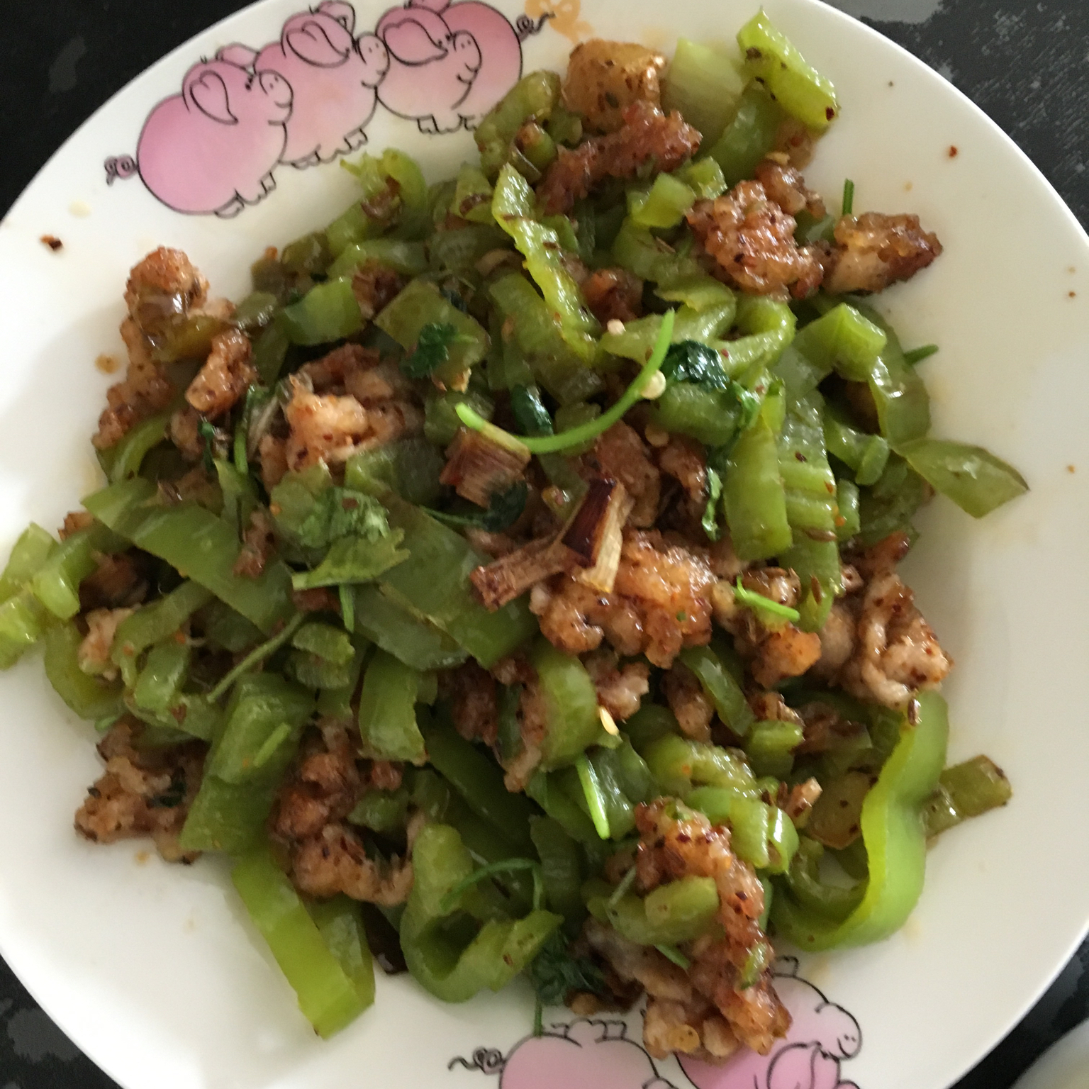 尖椒肉丝