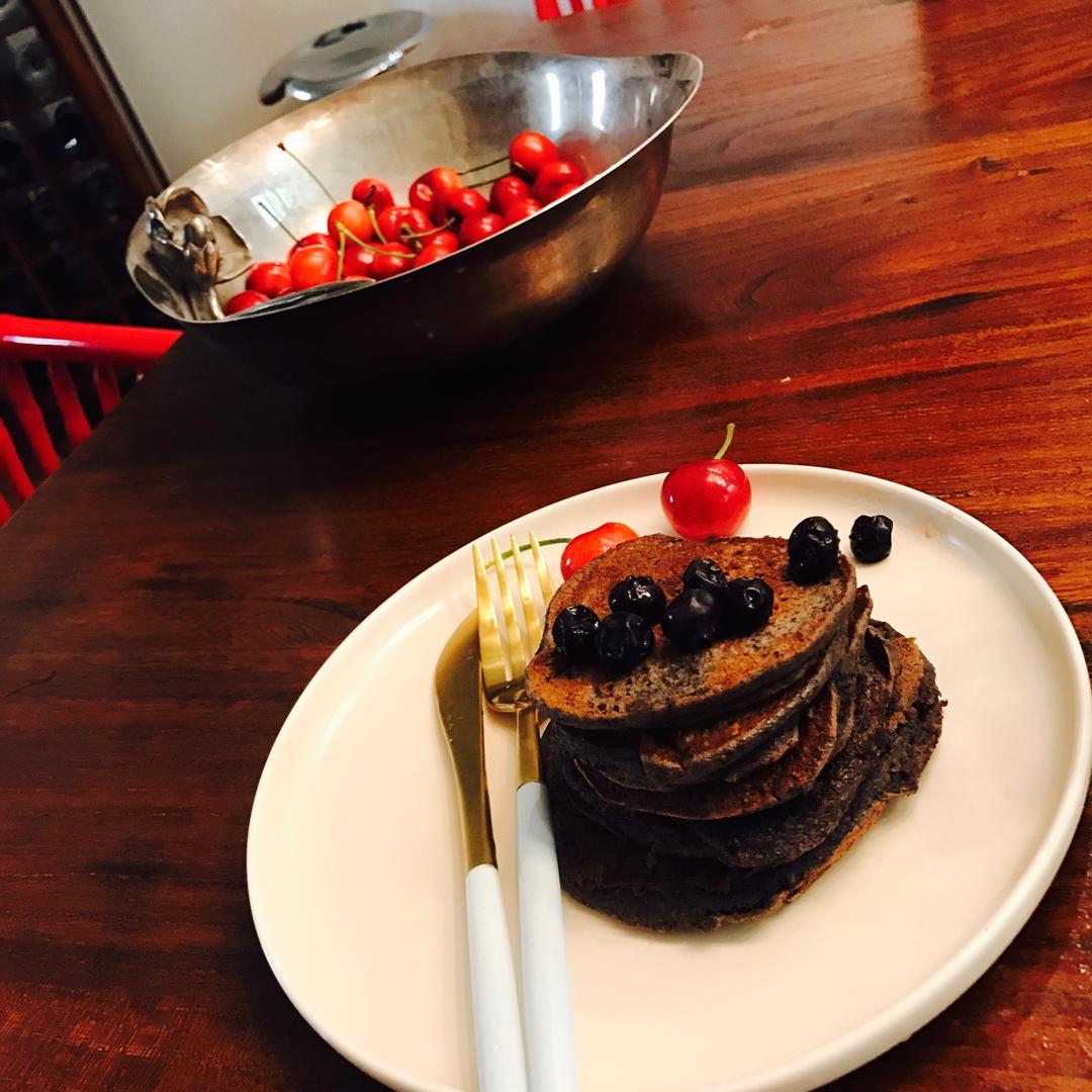 蓝莓燕麦酸奶松饼