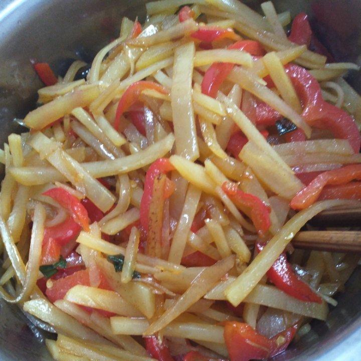超级无敌下饭菜～酸辣土豆丝