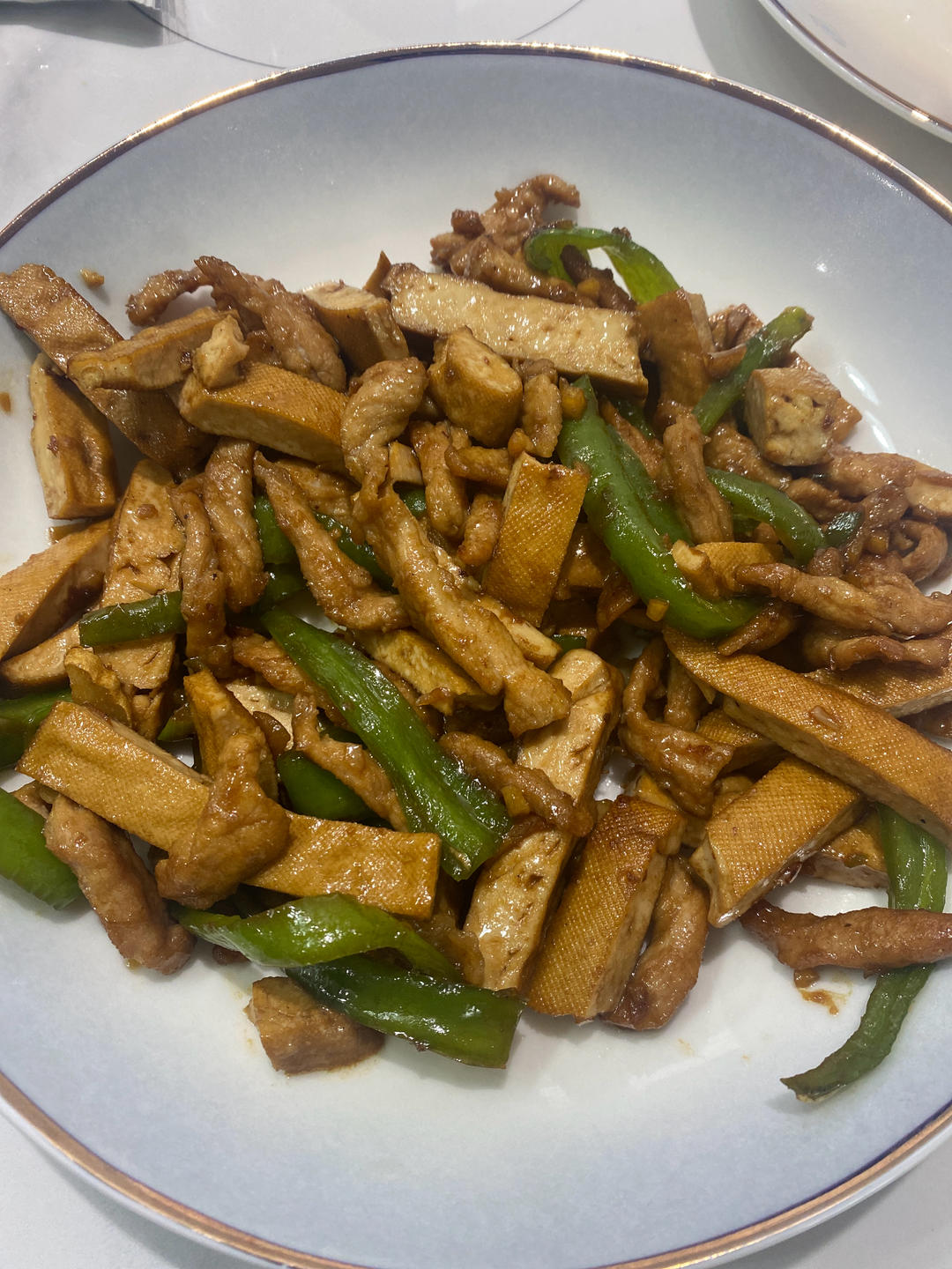 豆干炒肉丝