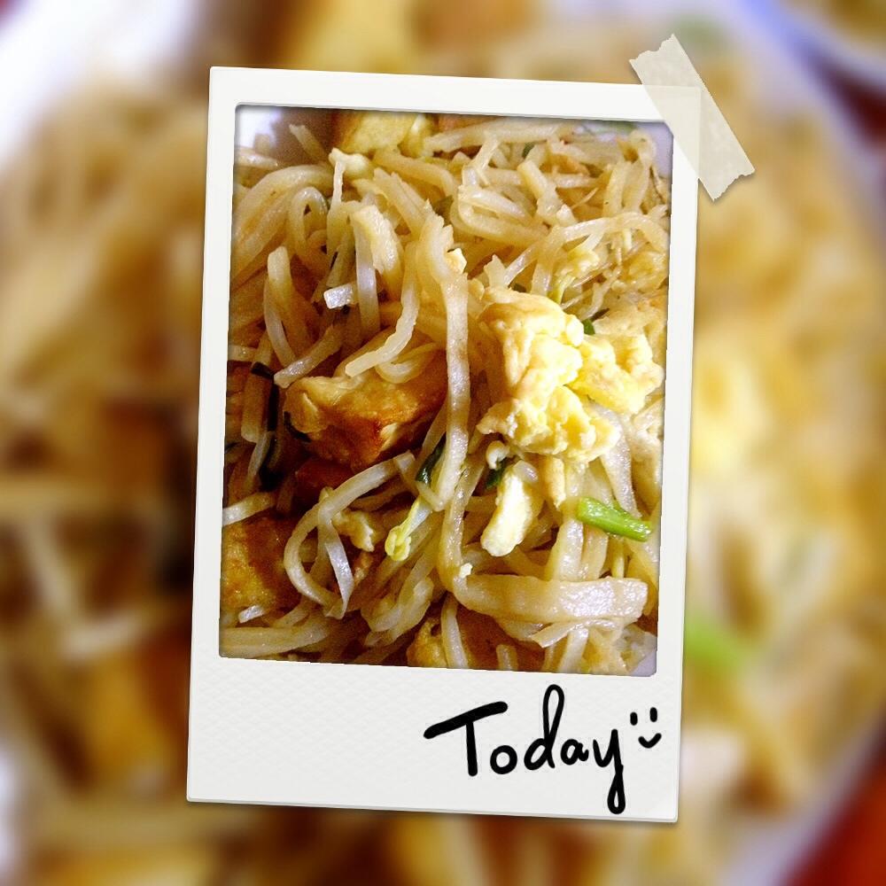 豆腐银芽炒饼的做法