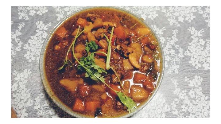 番茄土豆炖牛腩