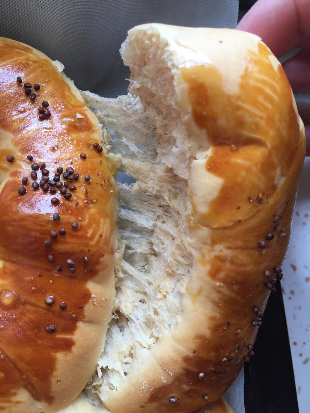 纯奶手撕吐司的做法 步骤1