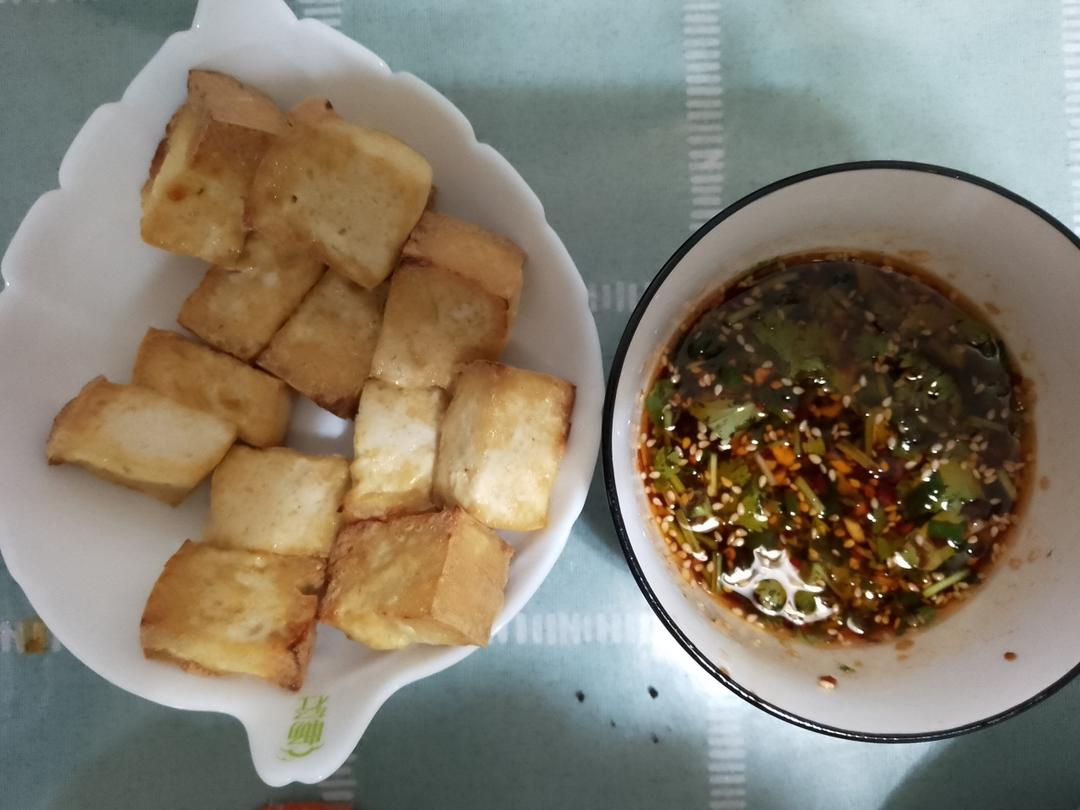 空气炸锅炸豆腐