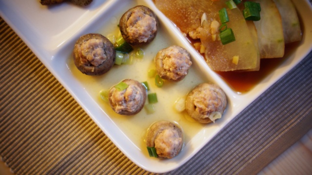 酿肉蘑菇碗