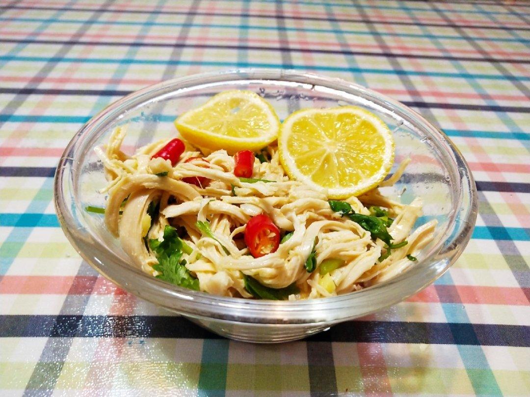 百香果柠檬鸡丝