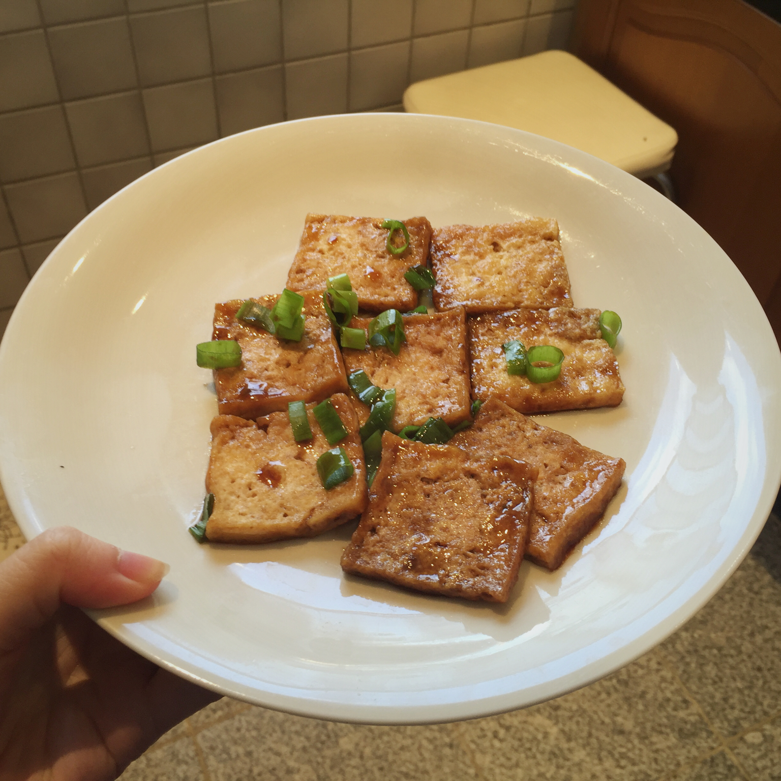蚝油煎豆腐