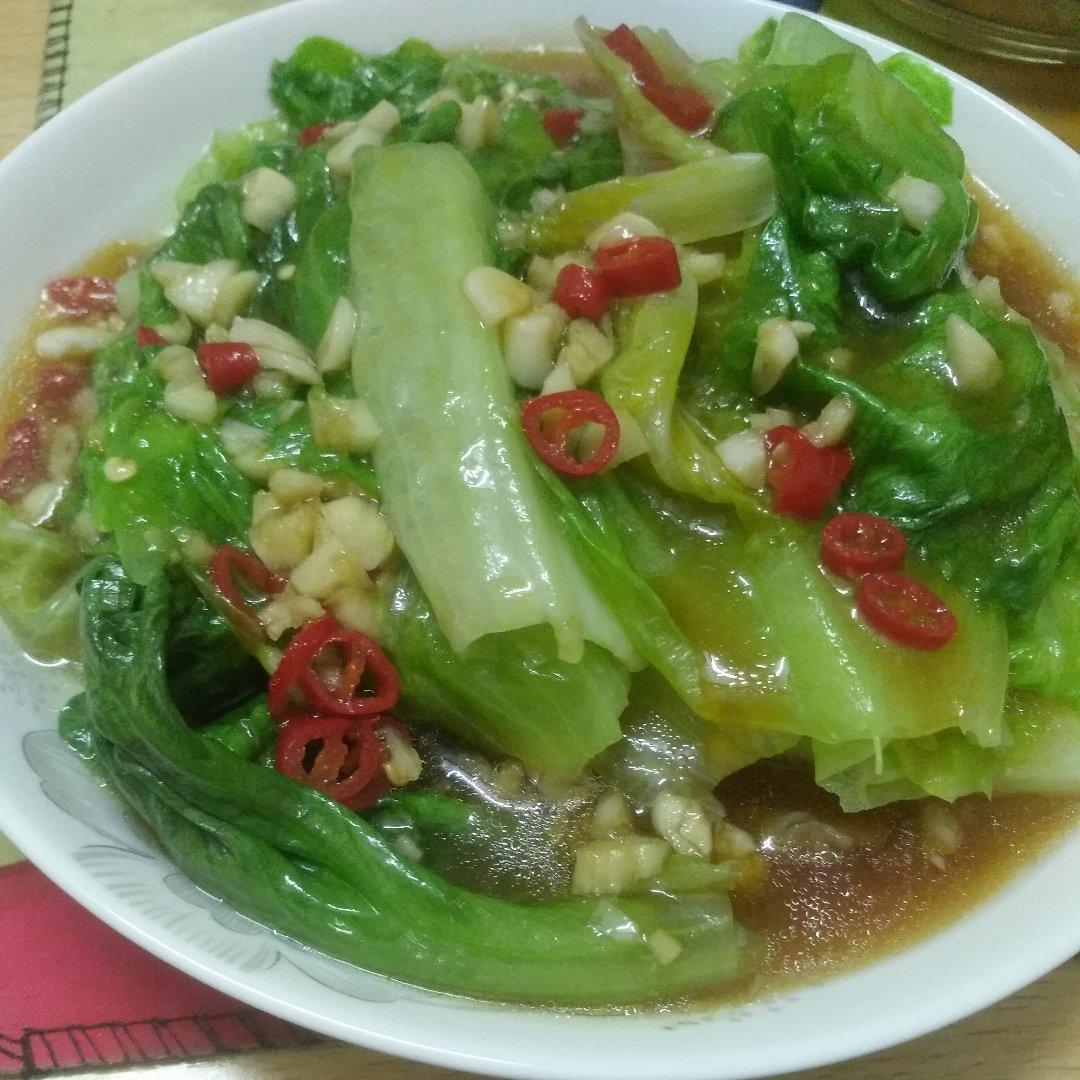 低脂蚝油生菜