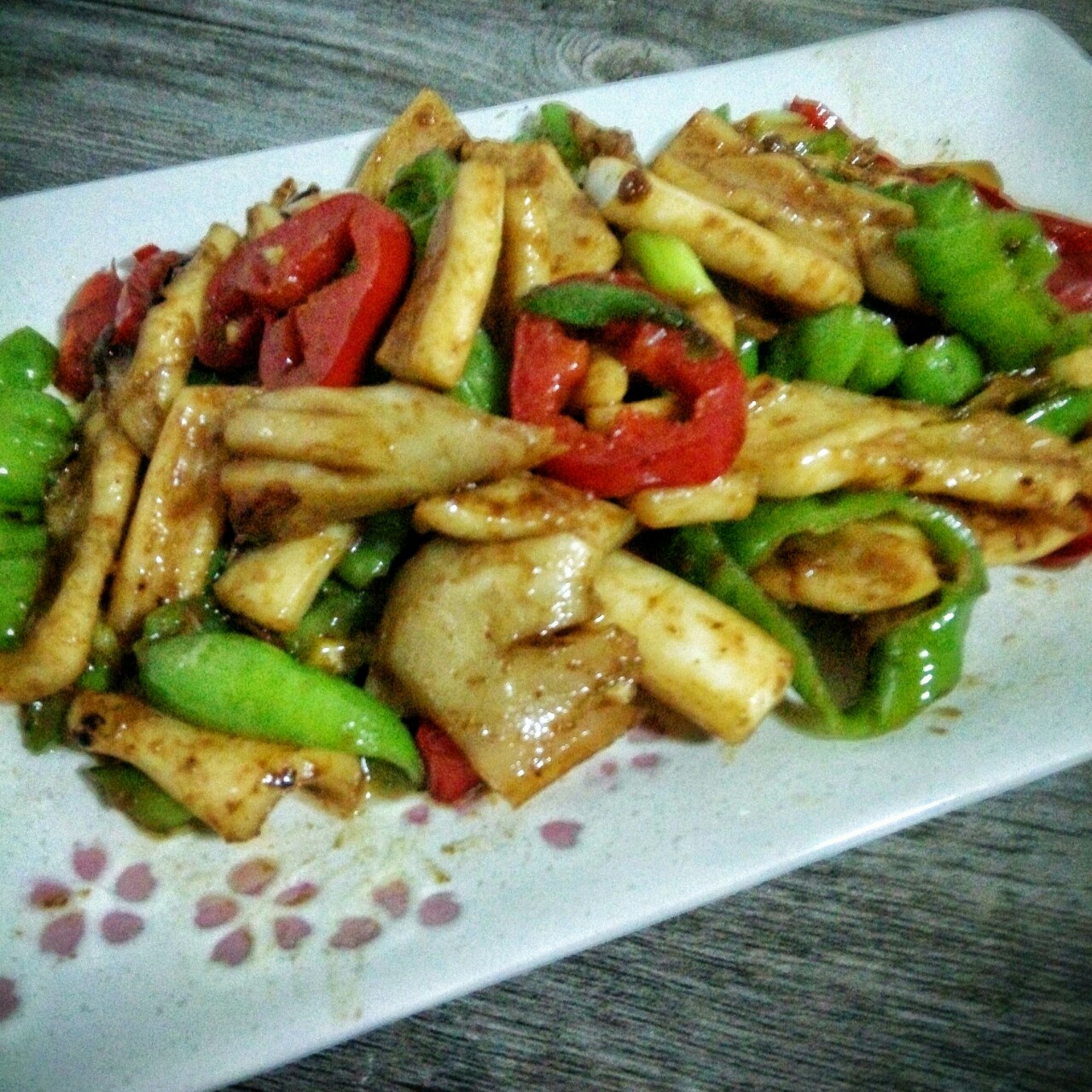 香辣鱿鱼卷