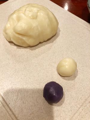 【抹茶紫薯】冰皮月饼的做法 步骤10
