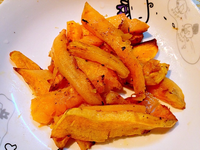 橄榄油香草烤红薯条