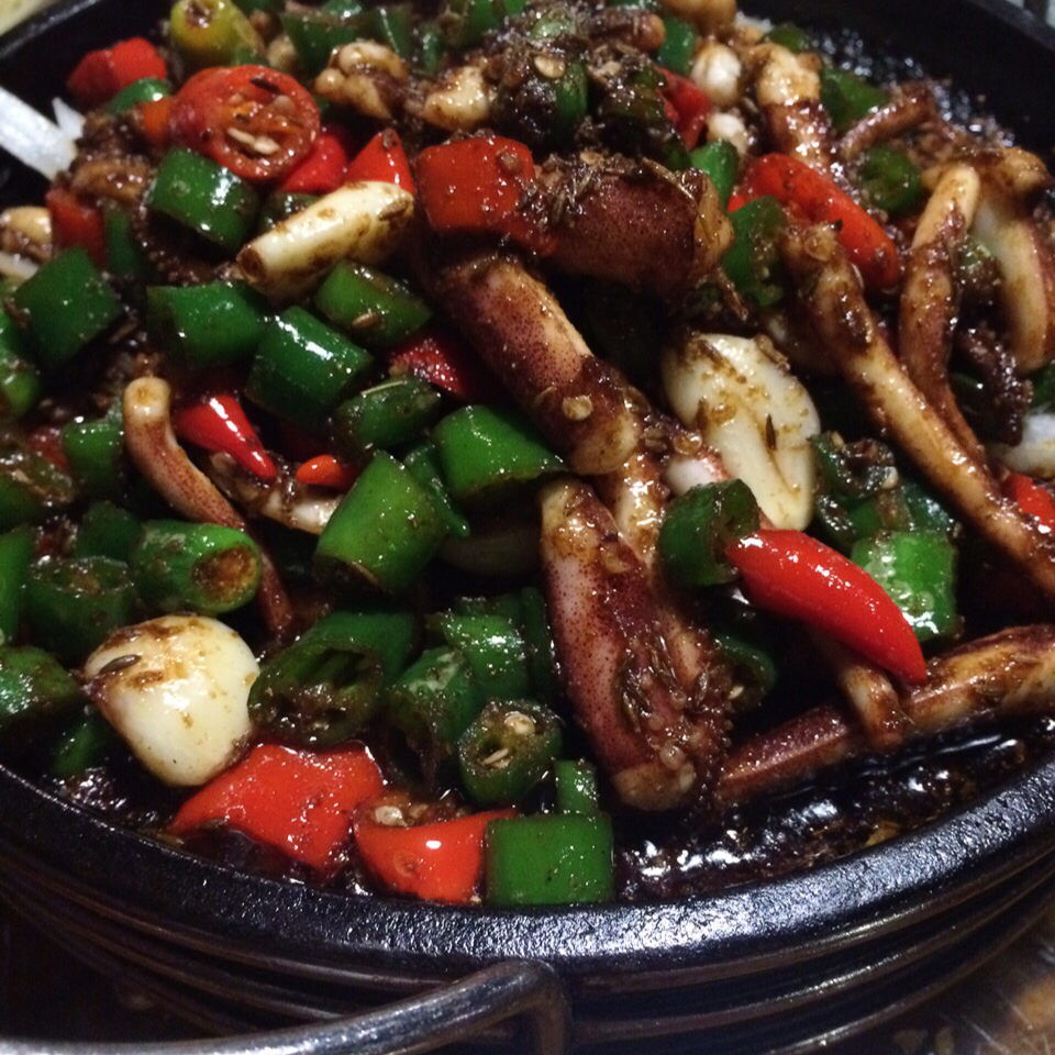 kidult_做的平底锅版铁板鱿鱼