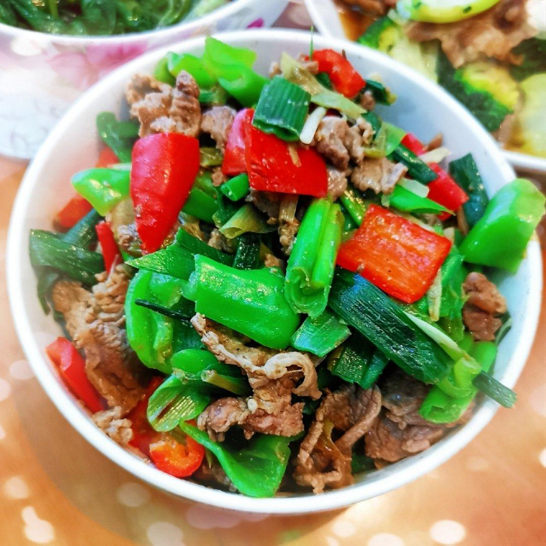 孜然大葱炒牛肉