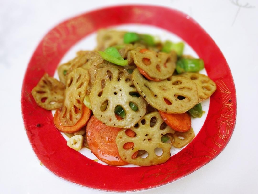 香汁莲藕片的做法