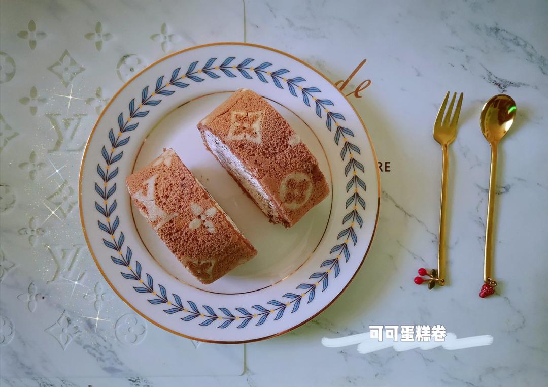 原创～低调的手绘蛋糕卷