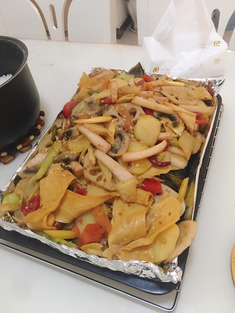 烤箱烤鱼