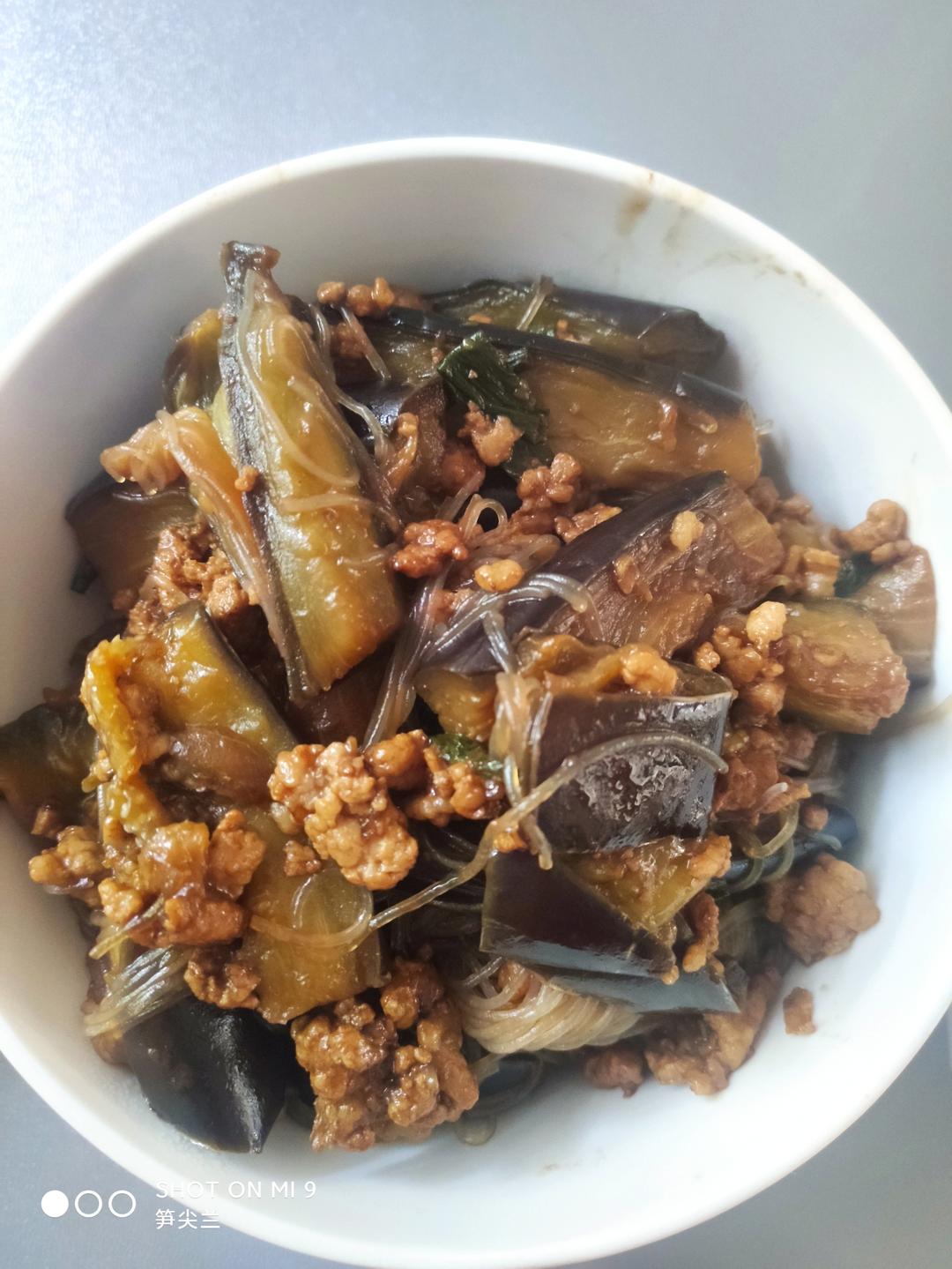 好吃到舔盘的肉沫茄子粉丝煲