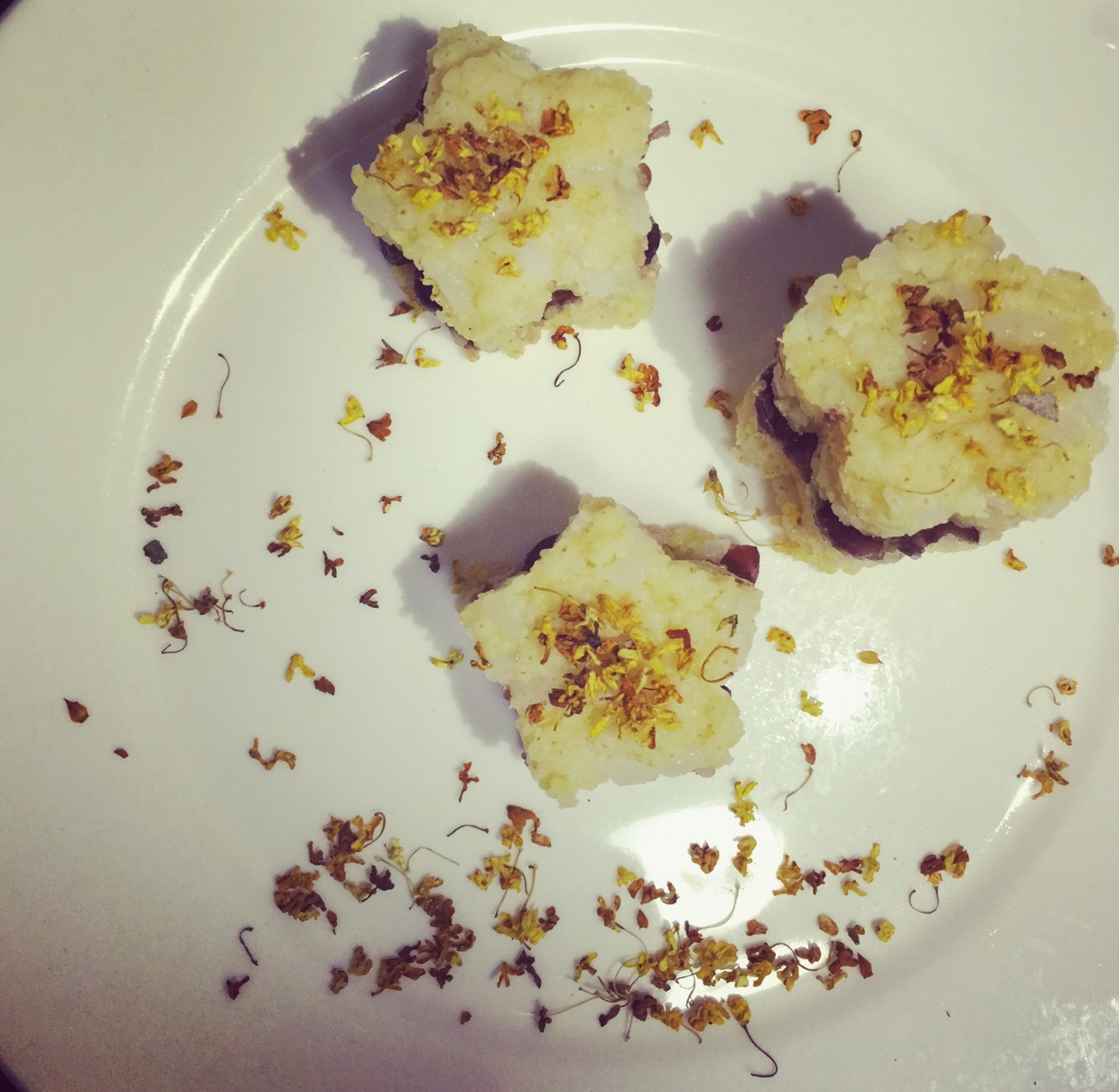 简单快手的小米桂花糕