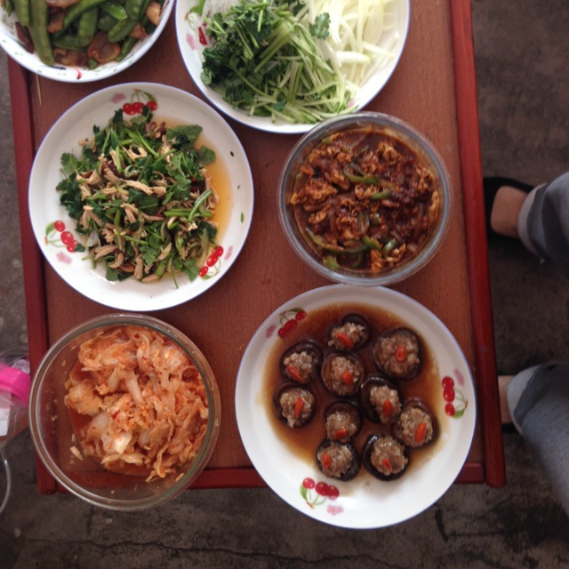 豆腐肉末酿香菇