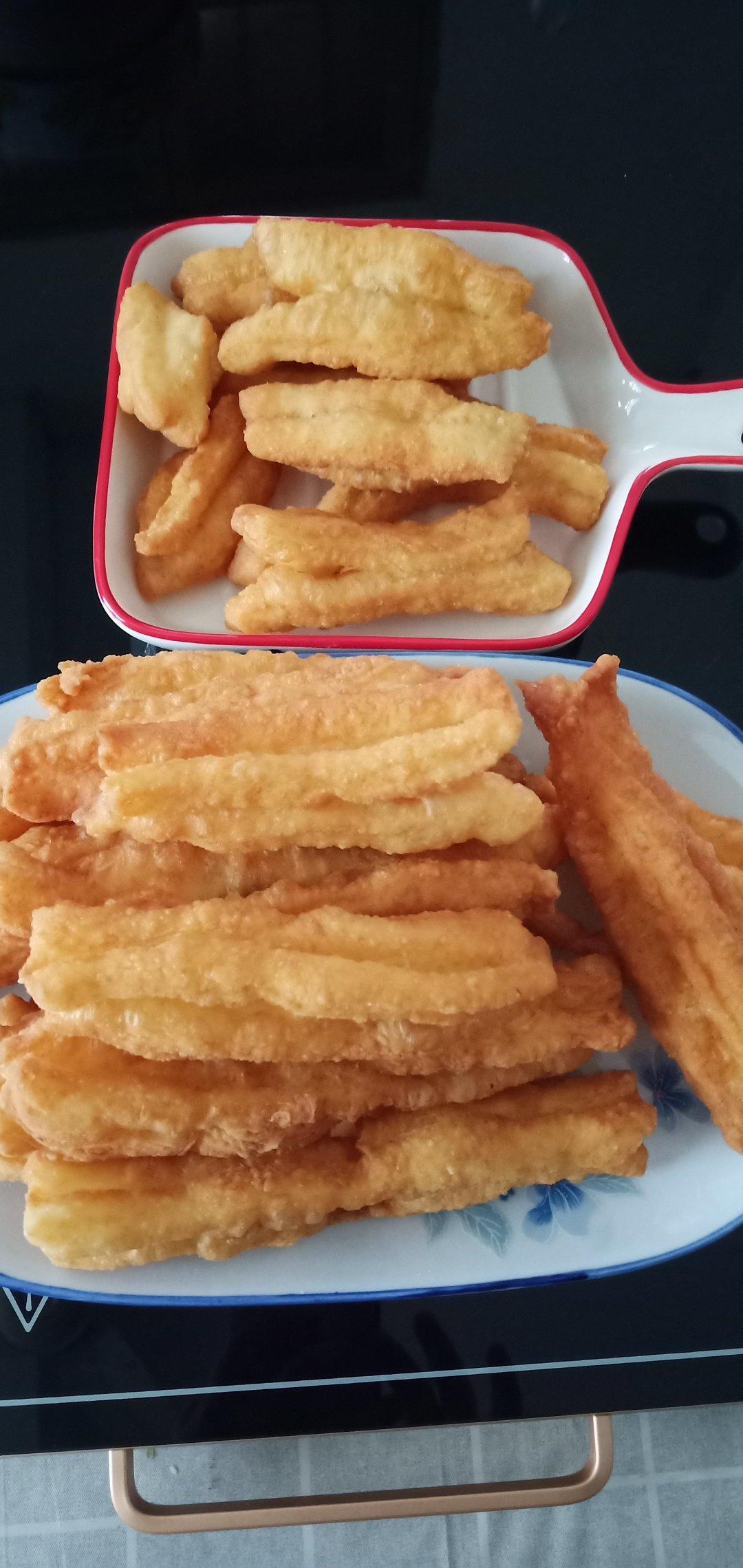 快手早餐～自制油条（酵母版，不含泡打粉、膨松剂）