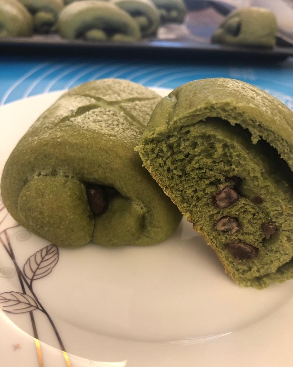 抹茶红豆牛奶卷（超好揉出手套膜的方子）