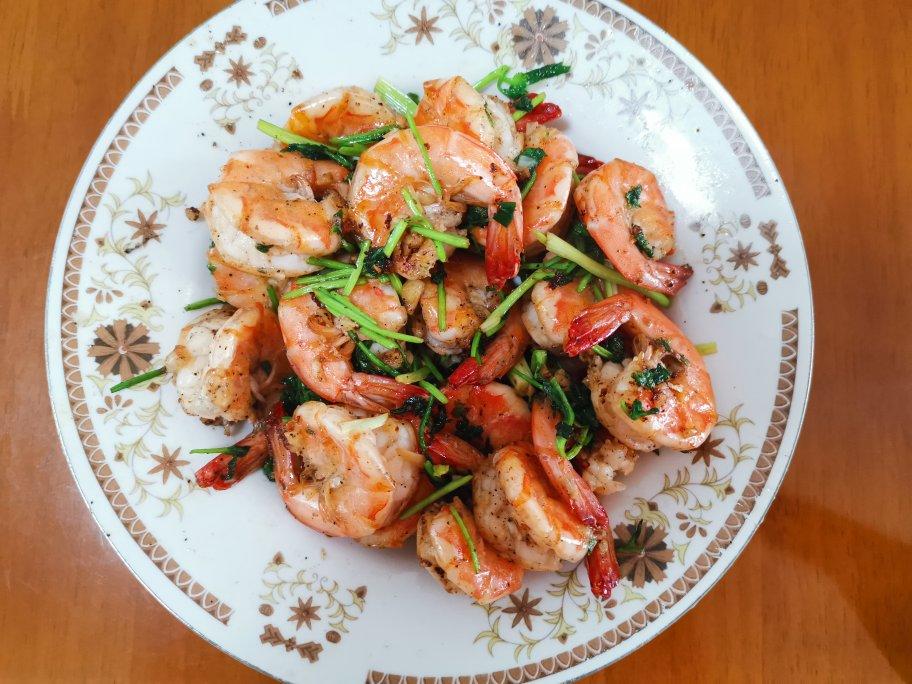 蒜香黄油虾『蒜香虾仁』炒虾仁  生酮