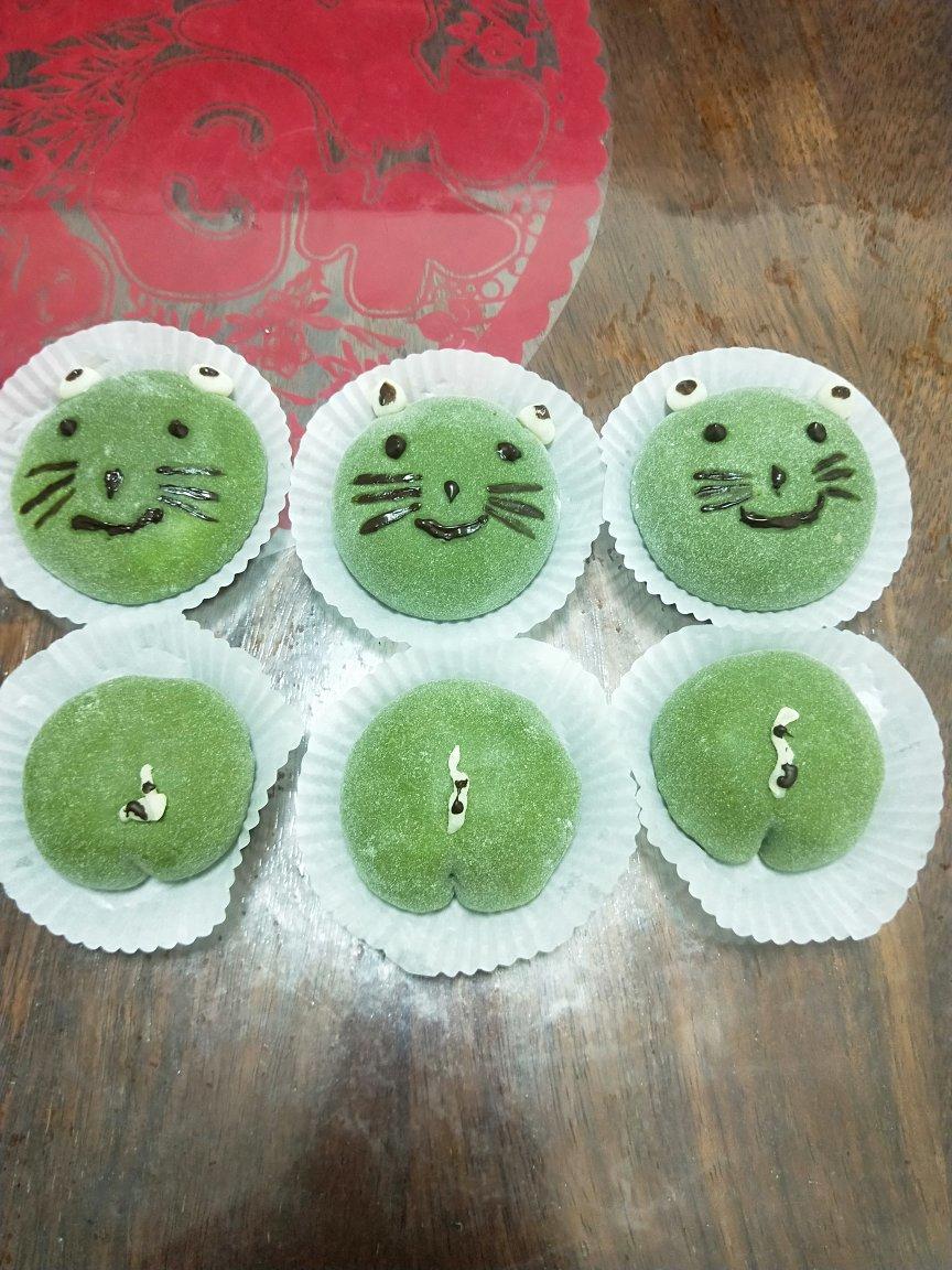 超好吃❗️抹茶红豆雪媚娘冰激凌