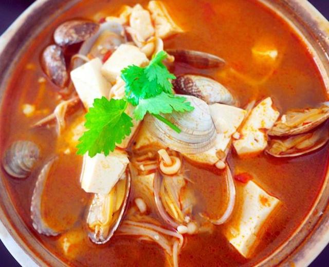 花蛤豆腐汤