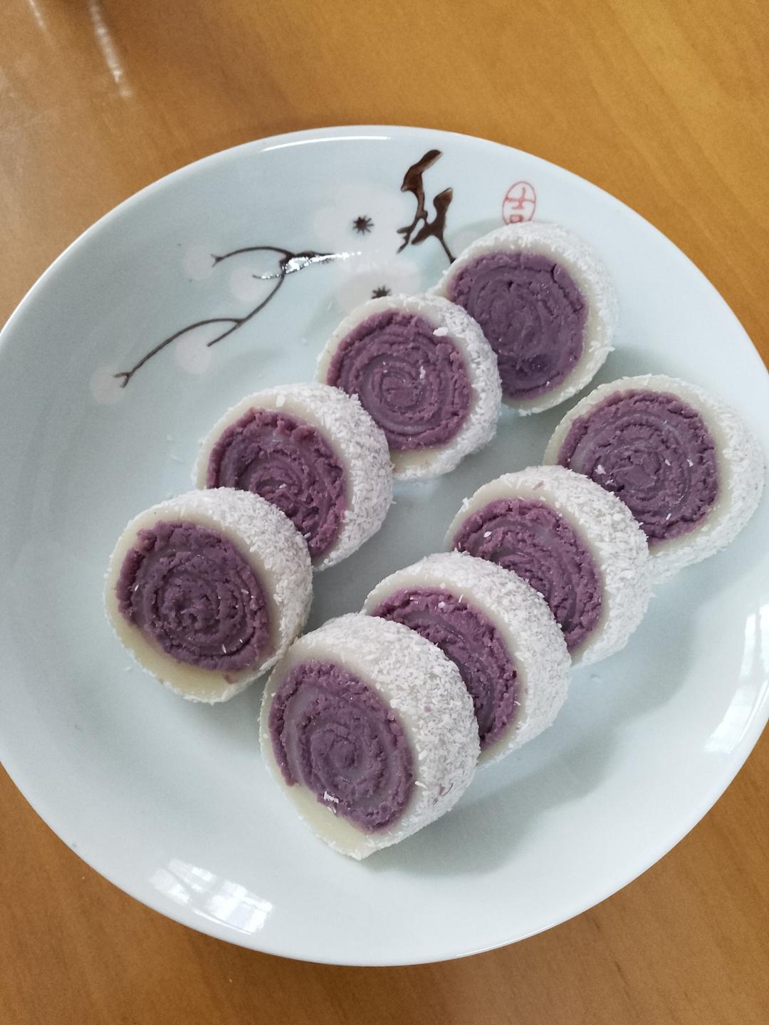 紫薯糯米卷（豆沙糯米卷）