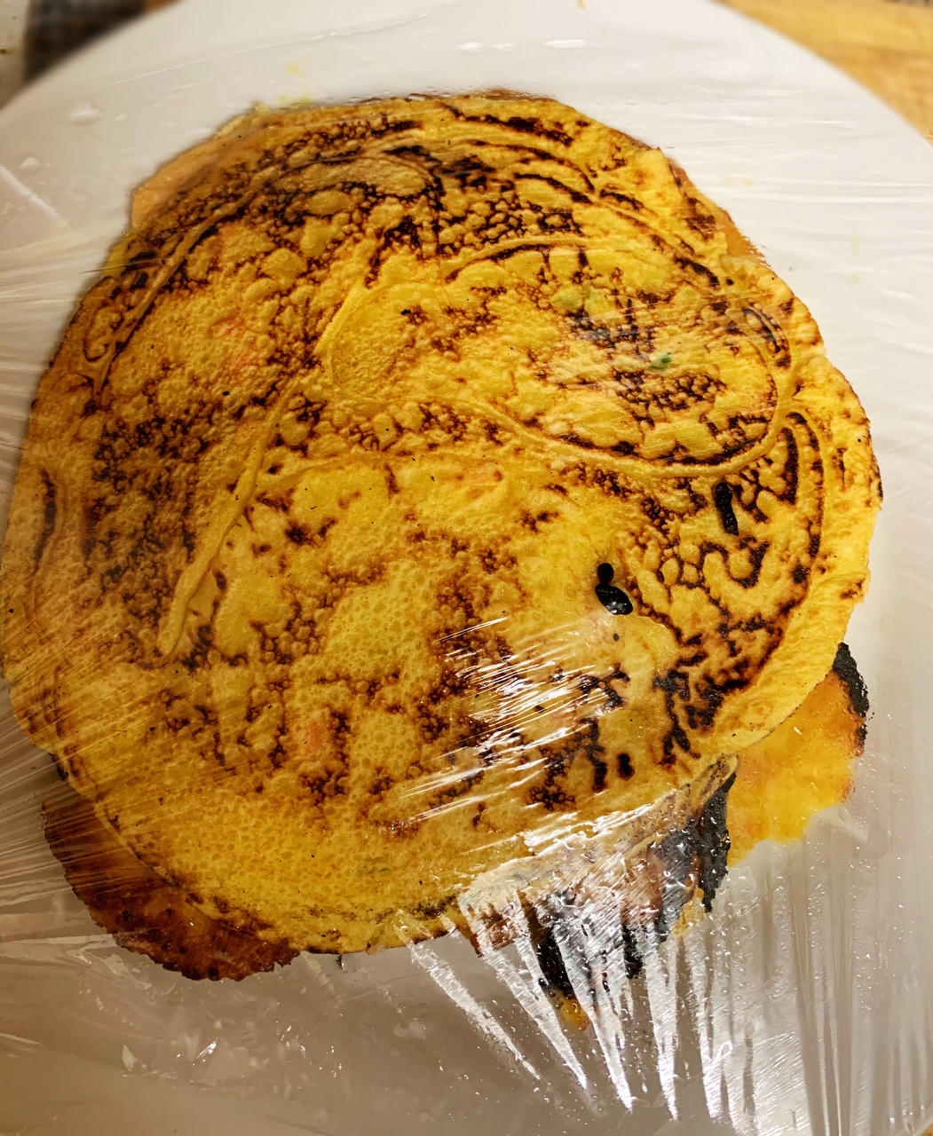 胡萝卜鸡蛋早餐饼【消耗低筋面粉】