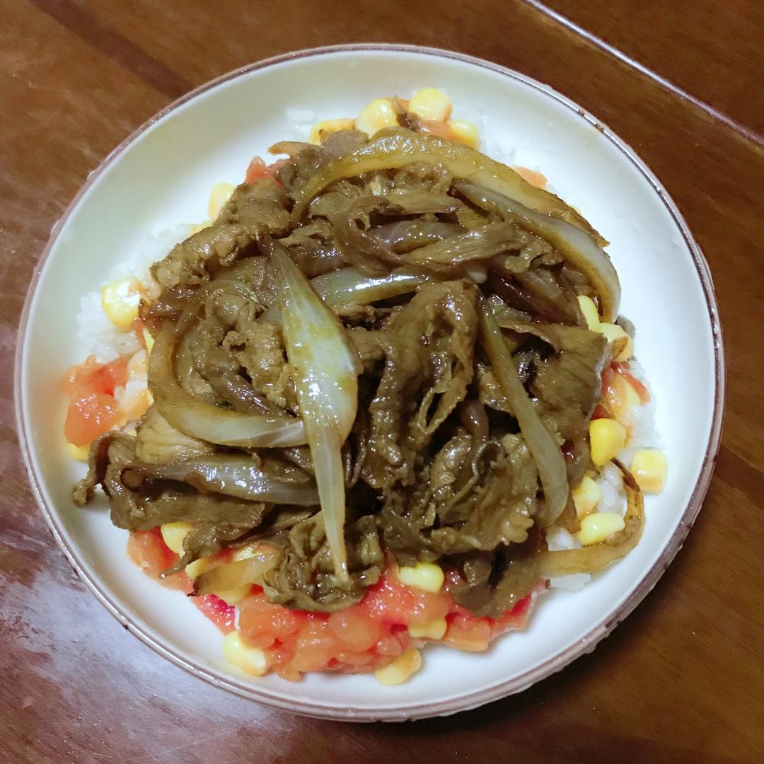 不一样的肥牛番茄饭