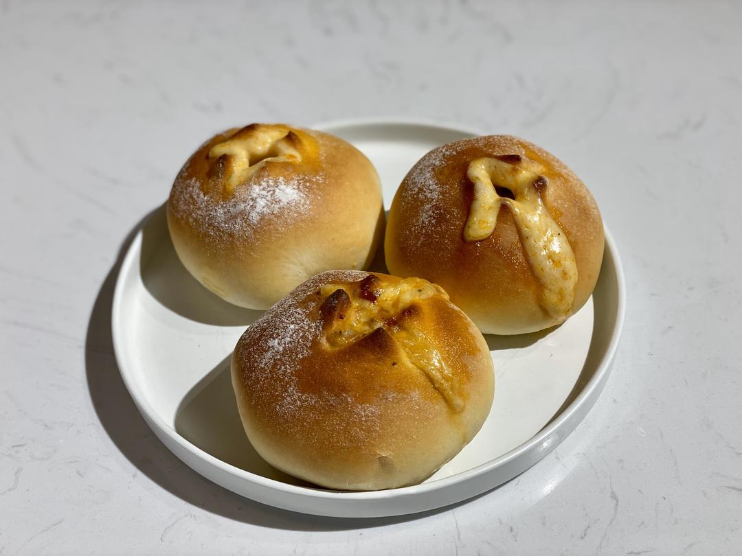 爆浆芝士面包的做法