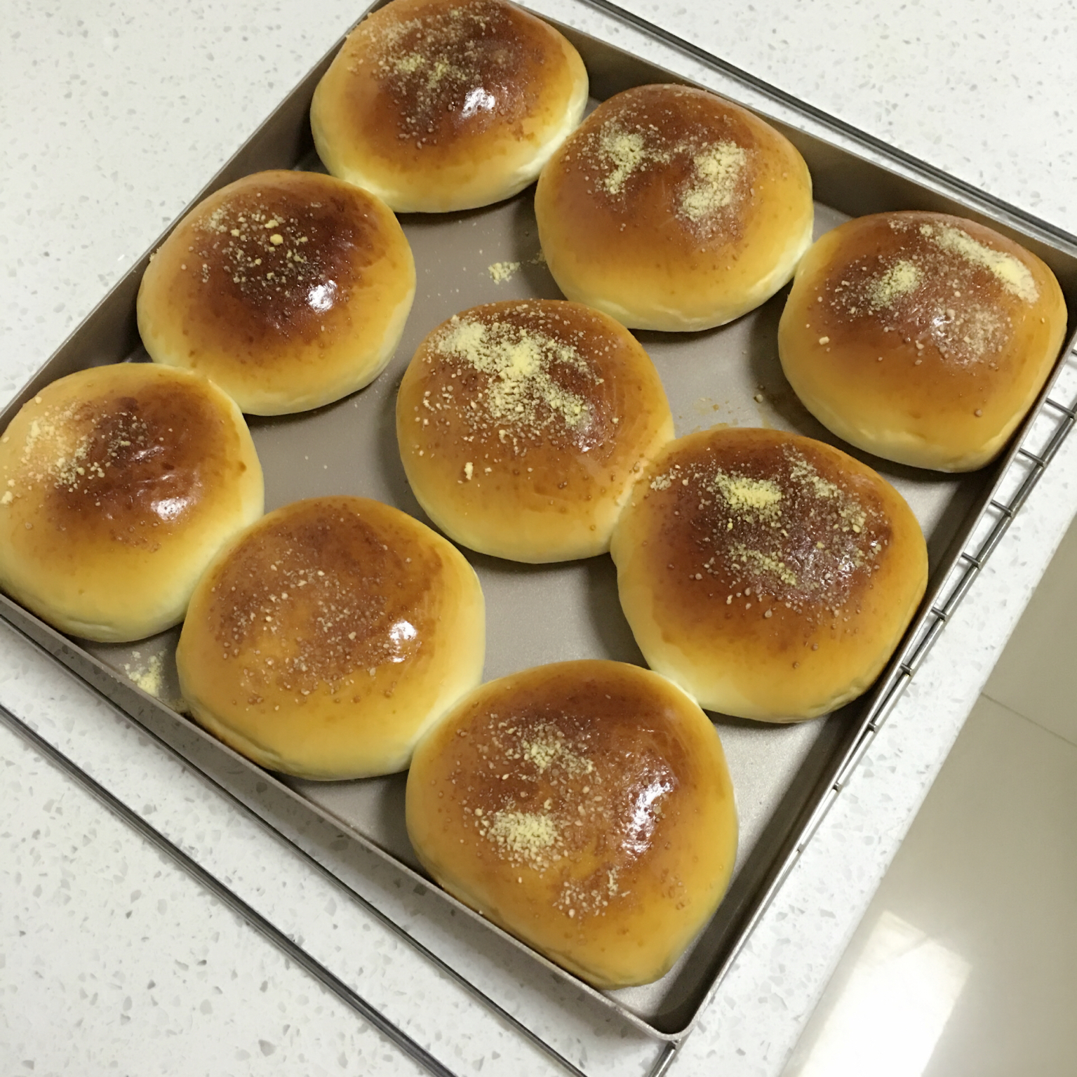 牛奶红豆小餐包