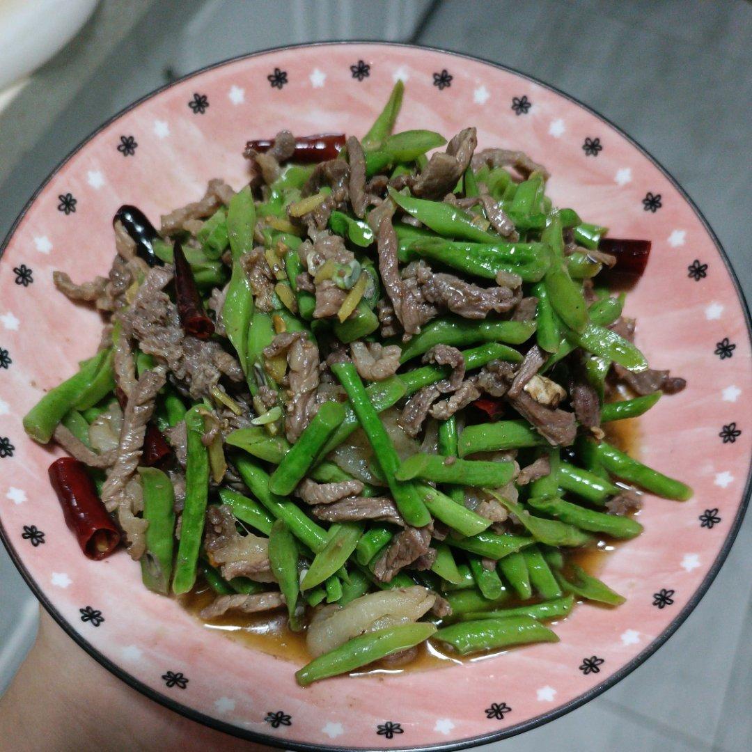 牛肉炒豇豆