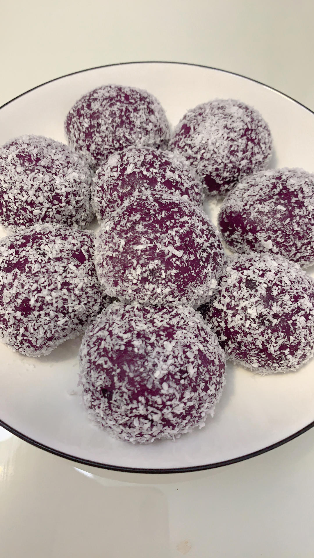 紫薯糯米糍（超简单）