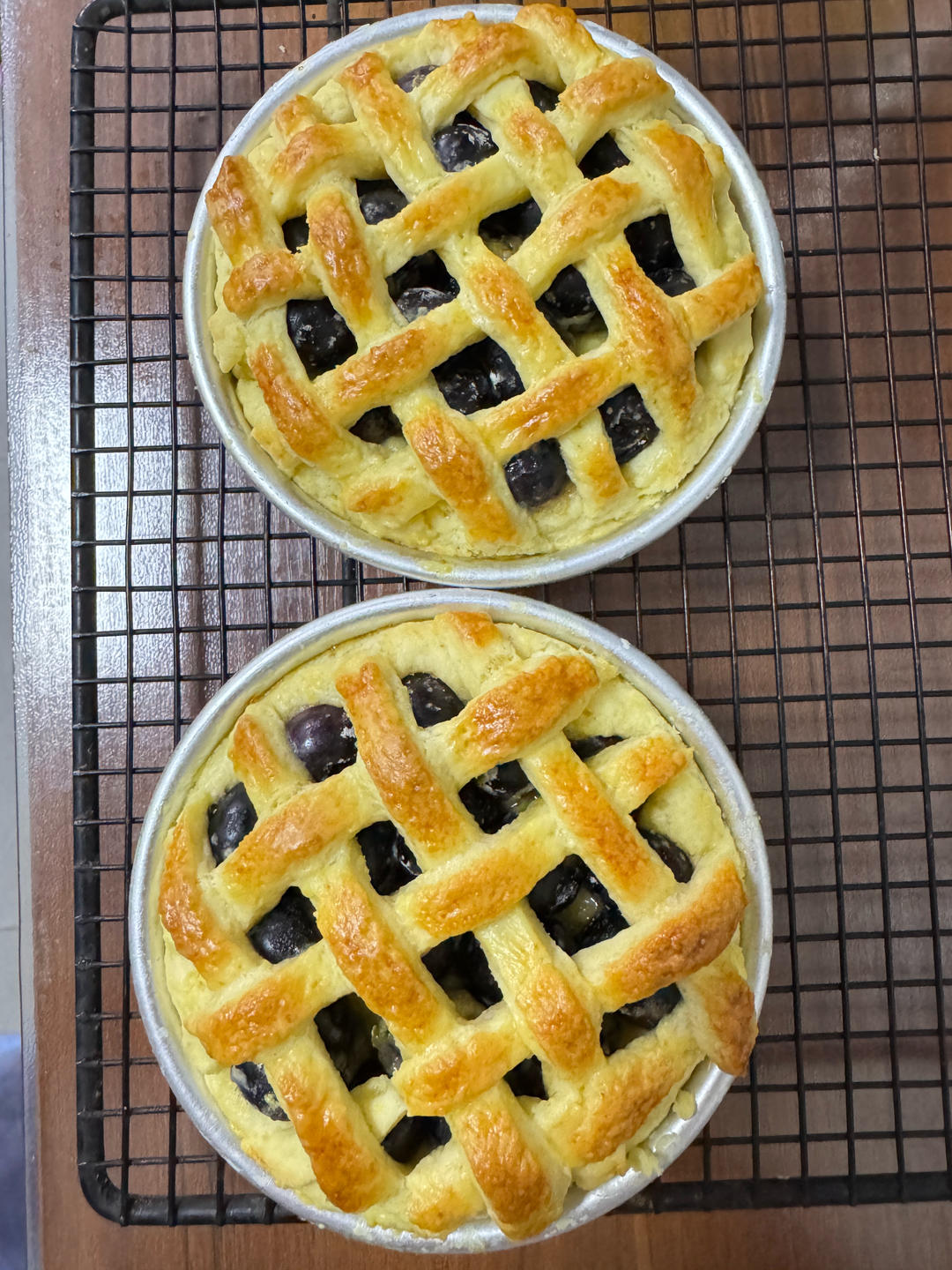 经典蓝莓派🫐Classic Blueberry pie
