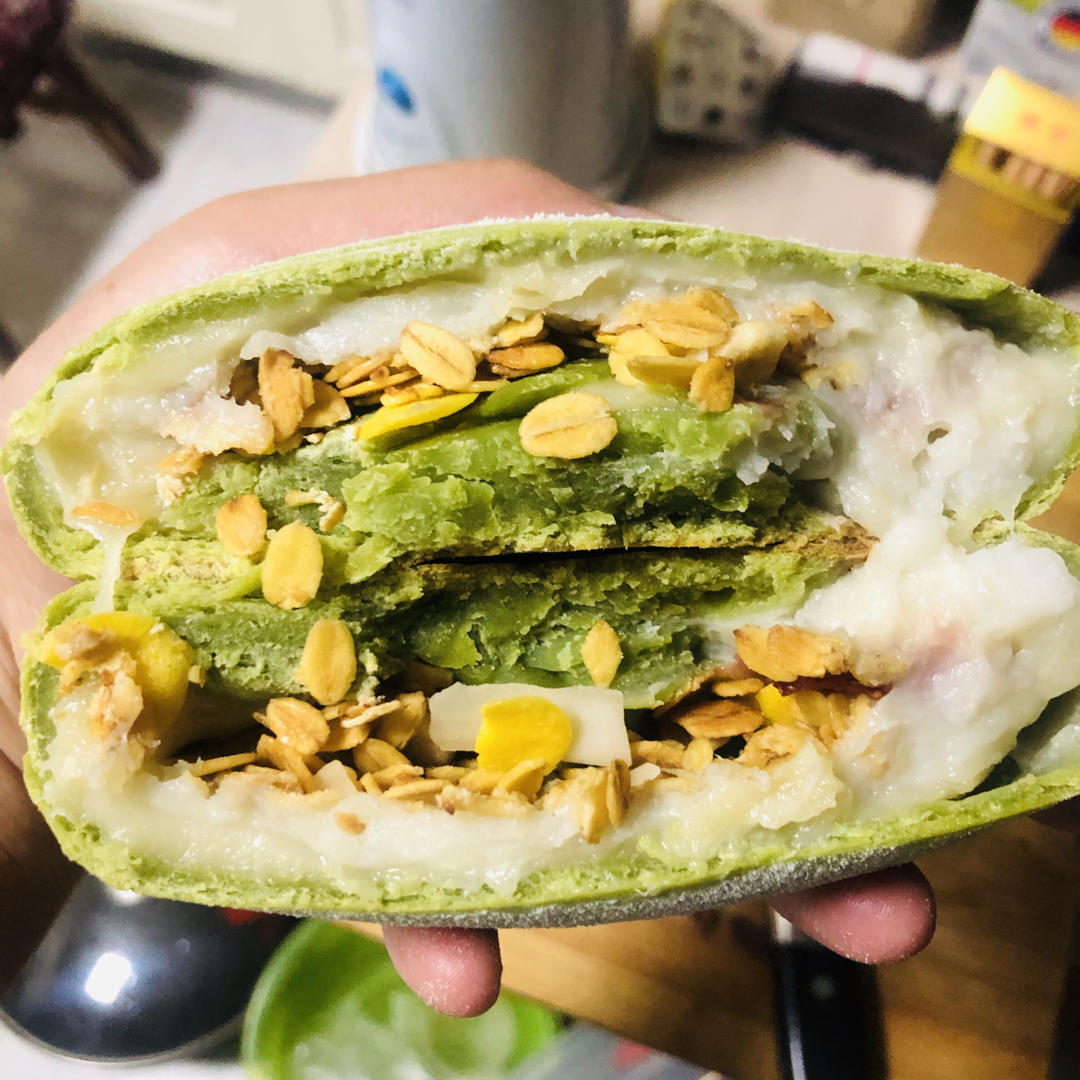 芋泥椰浆麻薯软欧包