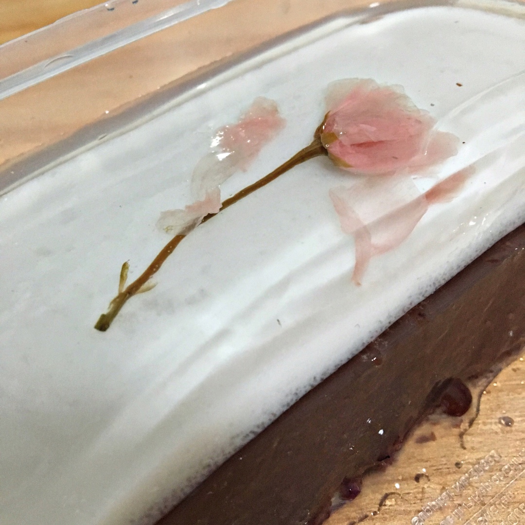 樱花奶油红豆羊羹