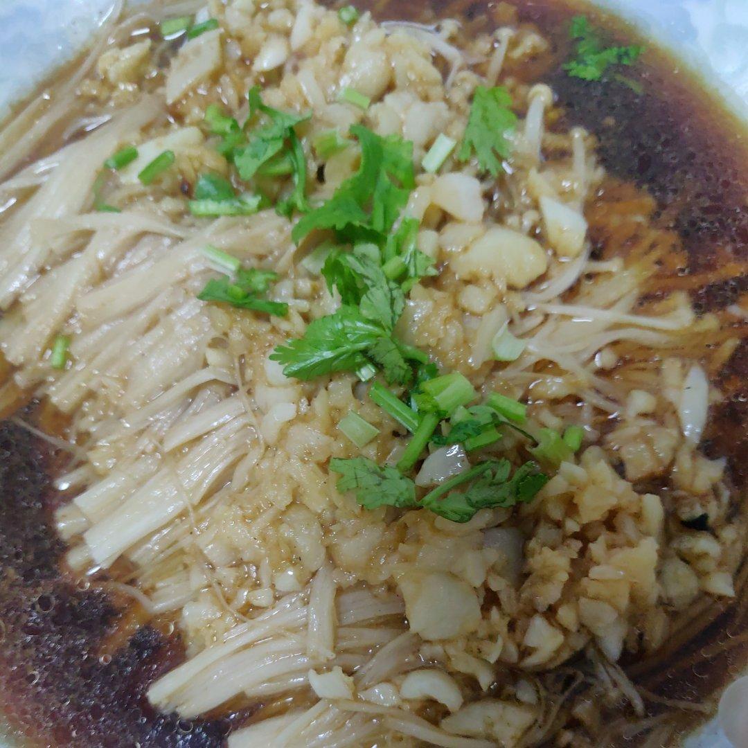 蒜蓉蒸金针菇