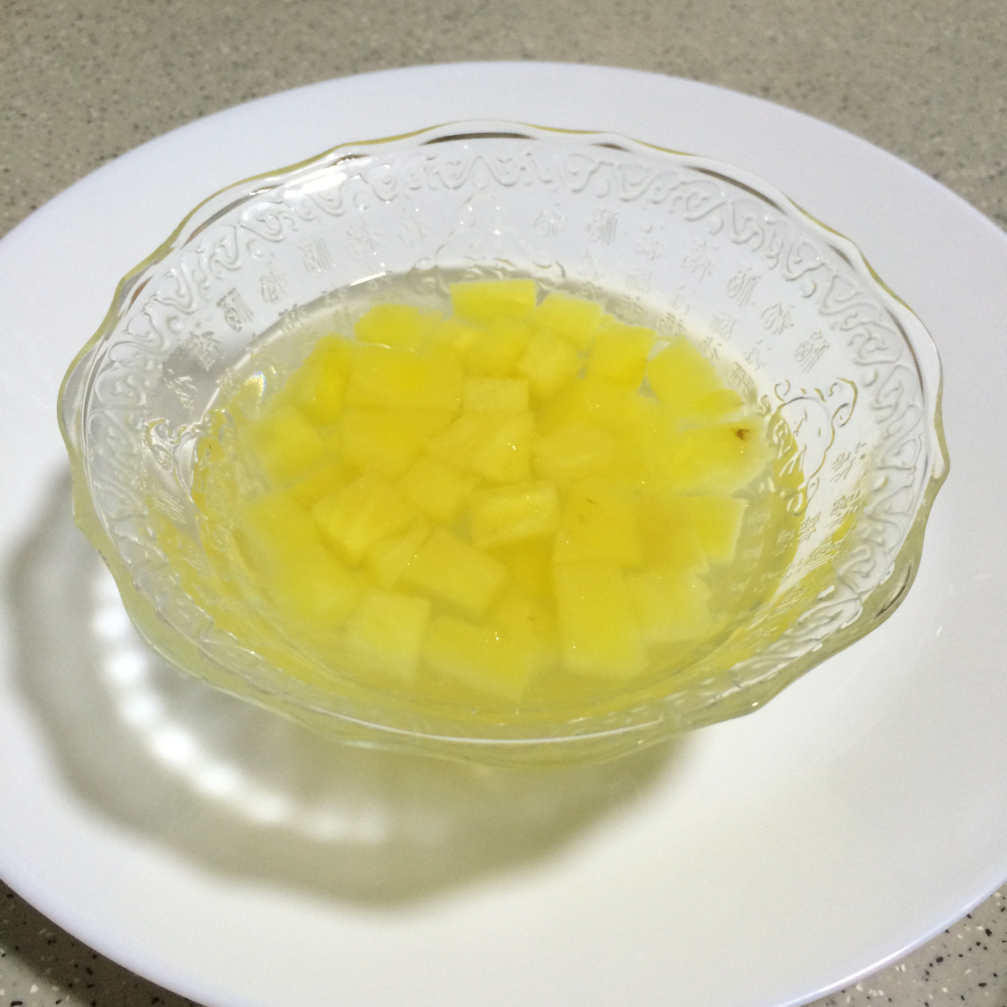 悠然筱筑做的糖水菠萝